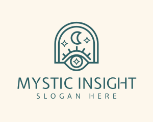 Mystical Moon Eye logo design