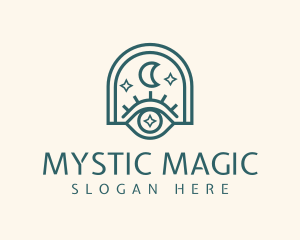 Mystical Moon Eye logo design