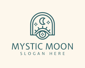 Mystical Moon Eye logo design