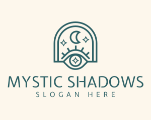 Mystical Moon Eye logo design