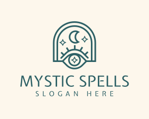 Mystical Moon Eye logo design