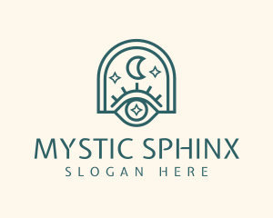 Mystical Moon Eye logo design