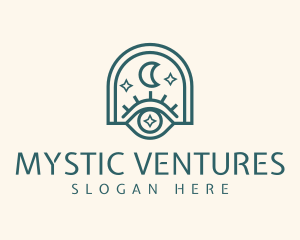 Mystical Moon Eye logo design