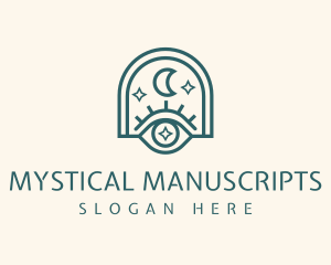 Mystical Moon Eye logo design