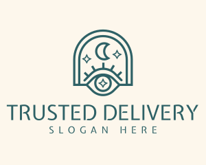 Mystical Moon Eye logo design