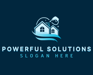 Power Washing Sanitation logo design