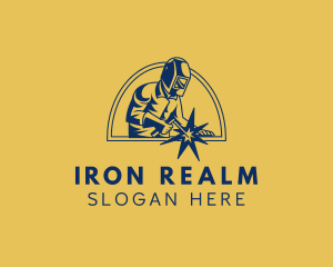Welding Metalwork Emblem logo