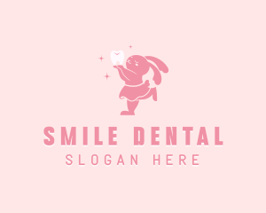 Sparkling Bunny Tooth logo design