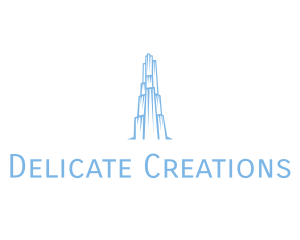 Ice Building Structure logo design