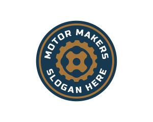Mechanical Gear Engine Motor logo