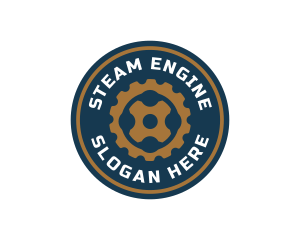 Mechanical Gear Engine logo design