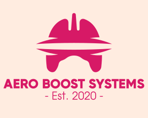 Pink Respiratory System logo design