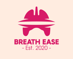 Pink Respiratory System logo design