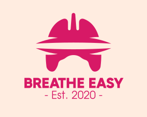 Pink Respiratory System logo design