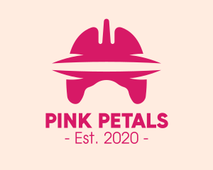 Pink Respiratory System logo design