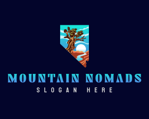 Nevada Nature Landscape logo design