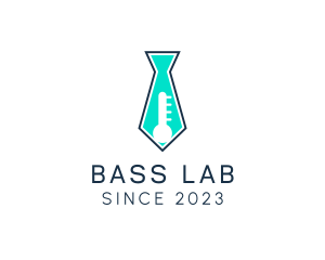 Necktie Laboratory Tube  logo design