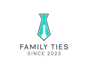 Necktie Laboratory Tube  logo design