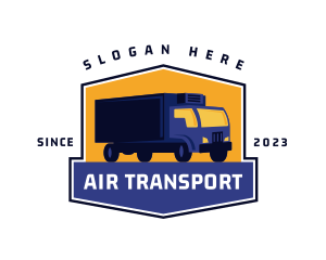 Logistics Truck Delivery logo design