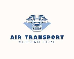 Logistics Delivery Truck logo design