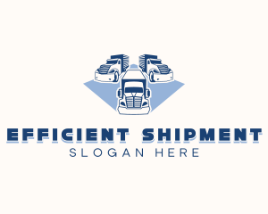 Logistics Delivery Truck logo design