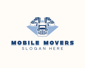 Logistics Delivery Truck logo design