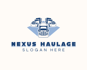 Logistics Delivery Truck logo design