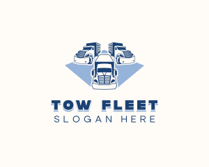 Logistics Delivery Truck logo design