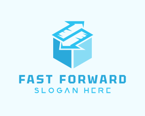 Box Arrow Forwarding logo design