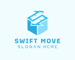 Box Arrow Forwarding logo design