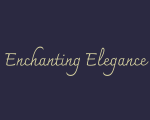 Elegant Cursive Business logo design