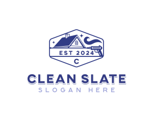 Roof Gutter Cleaning logo design