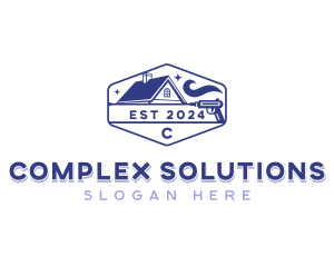 Roof Gutter Cleaning logo design