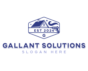 Roof Gutter Cleaning logo design