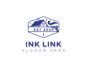 Roof Gutter Cleaning logo design