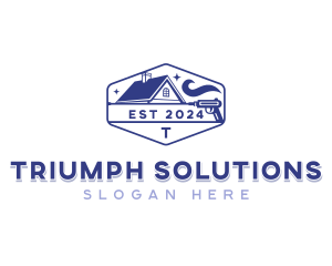 Roof Gutter Cleaning logo design