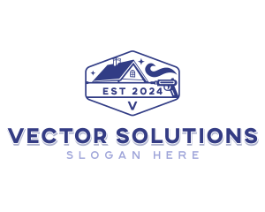 Roof Gutter Cleaning logo design