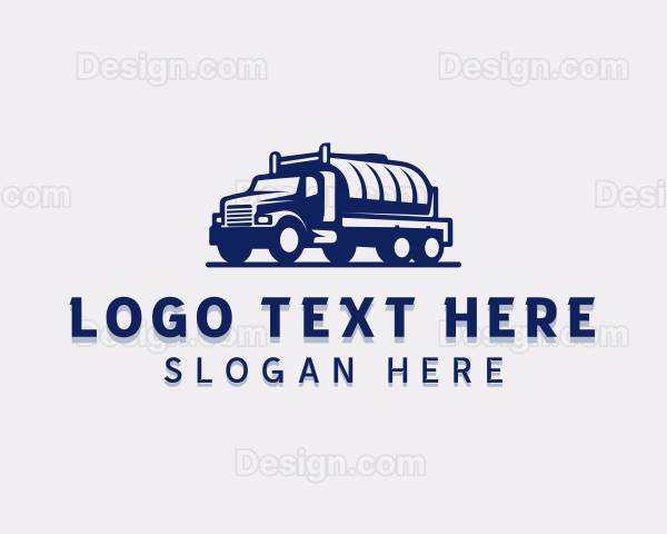 Tanker Truck Trucking Transport Logo