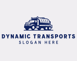 Tanker Truck Trucking Transport logo design