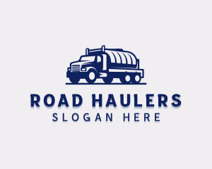 Tanker Truck Trucking Transport logo design