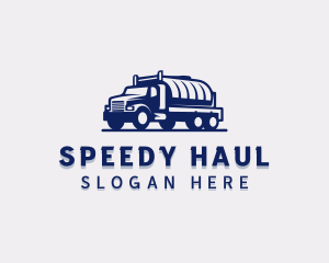 Tanker Truck Trucking Transport logo design