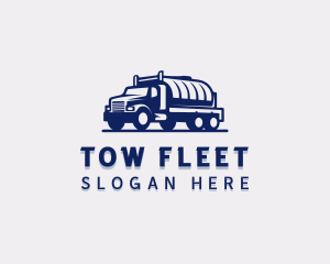 Tanker Truck Trucking Transport logo design