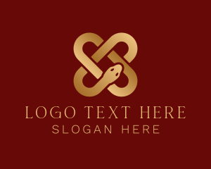 Celtic Knot Snake logo