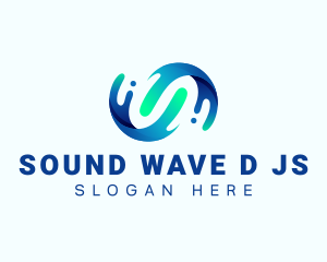 Water Wave Splash logo design