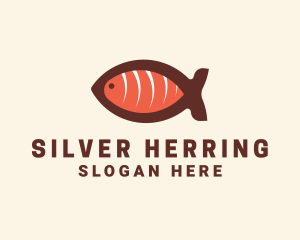 Salmon Sashimi Restaurant logo design