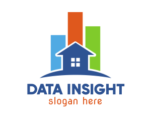 Colorful Statistic House logo