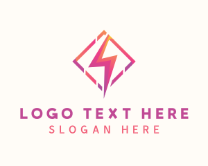 Gradient Lightning Bolt logo