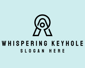 Keyhole Modern A logo