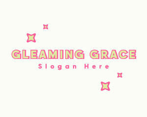 Quirky Star Sparkle logo design