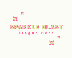 Quirky Star Sparkle logo design